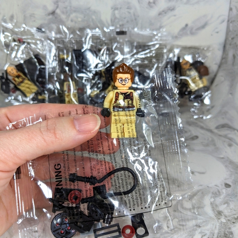 Lego Ghostbusters all 4 main characters, not original, not assembled. Last Set